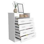 Commode à 4 tiroirs avec plateau de comptoir