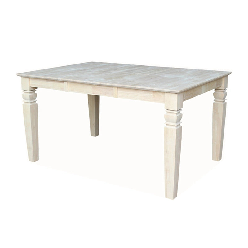 Table de salle à manger avec rallonge papillon Java International Concepts – Non finie