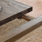 Table à manger extensible 84-114 Kasey en pin recyclé par Kosas Home