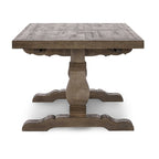 Table à manger extensible 84-114 Kasey en pin recyclé par Kosas Home