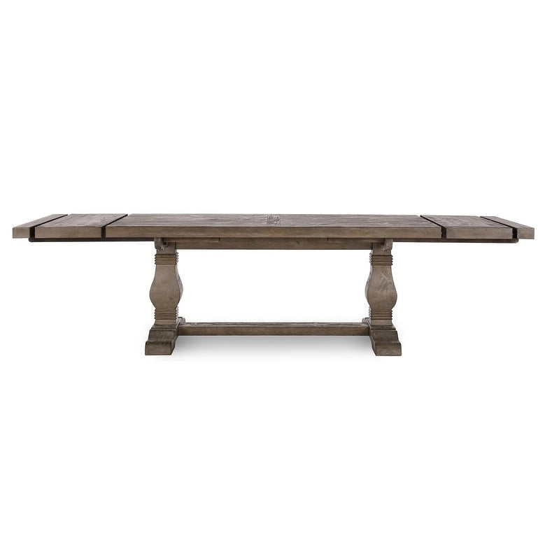 Table à manger extensible 84-114 Kasey en pin recyclé par Kosas Home