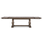 Table à manger extensible 84-114 Kasey en pin recyclé par Kosas Home