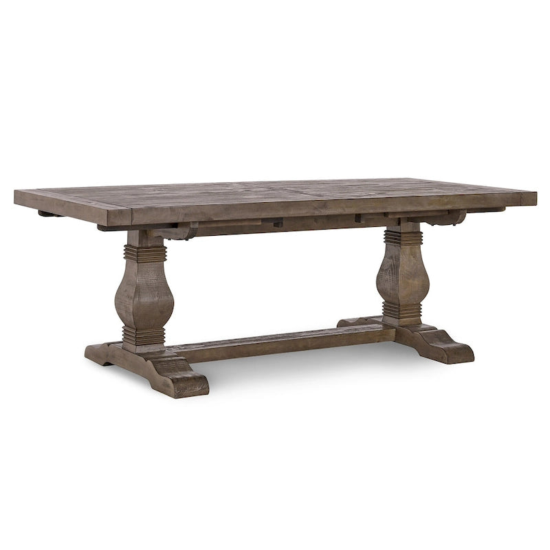 Table à manger extensible 84-114 Kasey en pin recyclé par Kosas Home