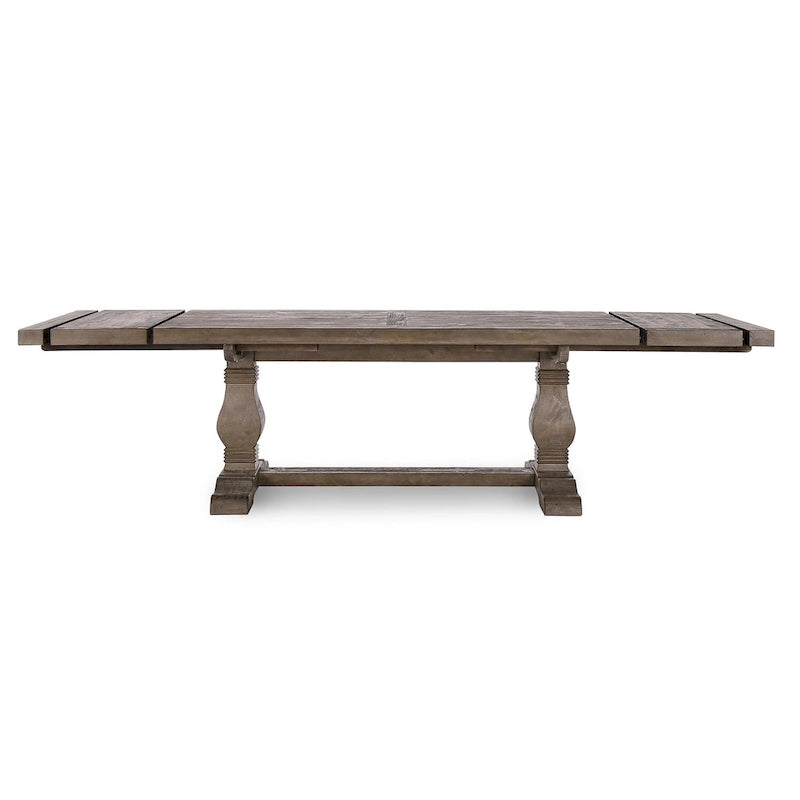Table à manger extensible 84-114 Kasey en pin recyclé par Kosas Home