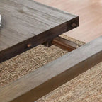Table à manger extensible 84-114 Kasey en pin recyclé par Kosas Home