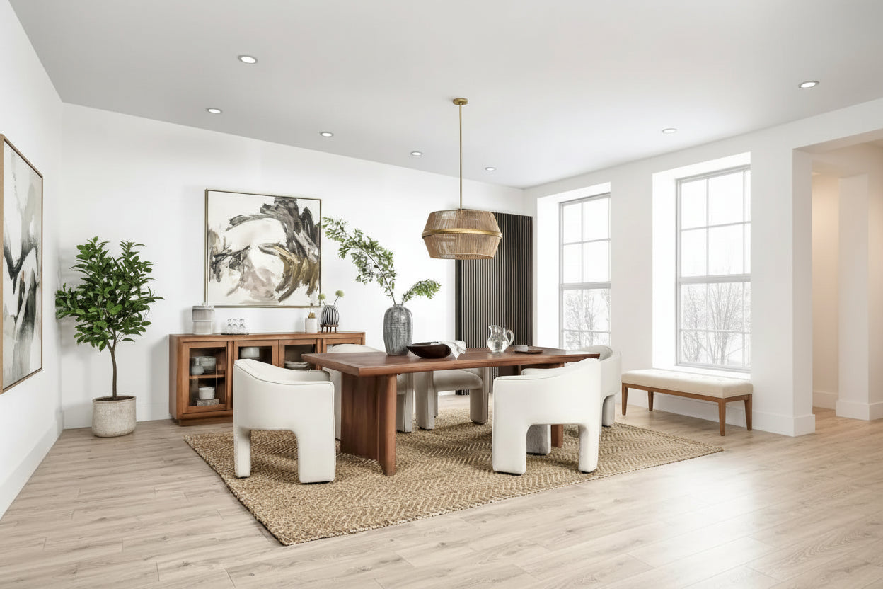 Classic Home Selena 84 Mango Wood Dining Table in Umber - 84Wx40Dx30H