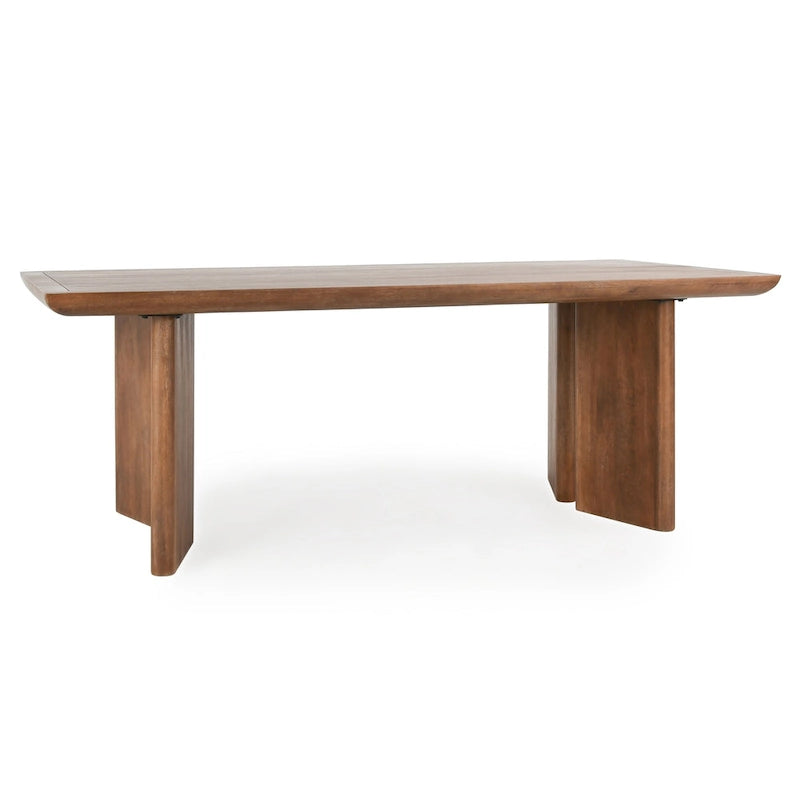 Table à manger Classic Home Selena en manguier 84", finition Umber, 84 larg. x 40 prof. x 30 haut.