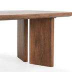 Table à manger Classic Home Selena en manguier 84", finition Umber, 84 larg. x 40 prof. x 30 haut.
