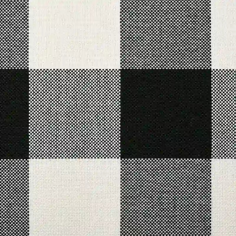 Canapé rustique en tissu à carreaux chêne - 3 places