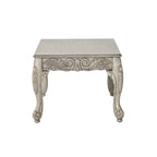 Ensemble sofa et causeuse Roundhill Furniture San Marino en tissu bicolore avec cadre en bois et 3 tables, couleur ébène