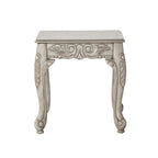Ensemble sofa et causeuse Roundhill Furniture San Marino en tissu bicolore avec cadre en bois et 3 tables, couleur ébène