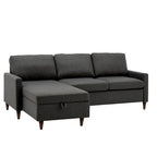 Canapé d'angle Parker avec méridienne de rangement iNSPIRE Q Modern