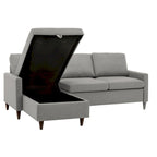 Canapé d'angle Parker avec méridienne de rangement iNSPIRE Q Modern