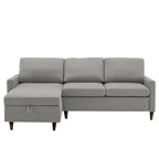 Canapé d'angle Parker avec méridienne de rangement iNSPIRE Q Modern
