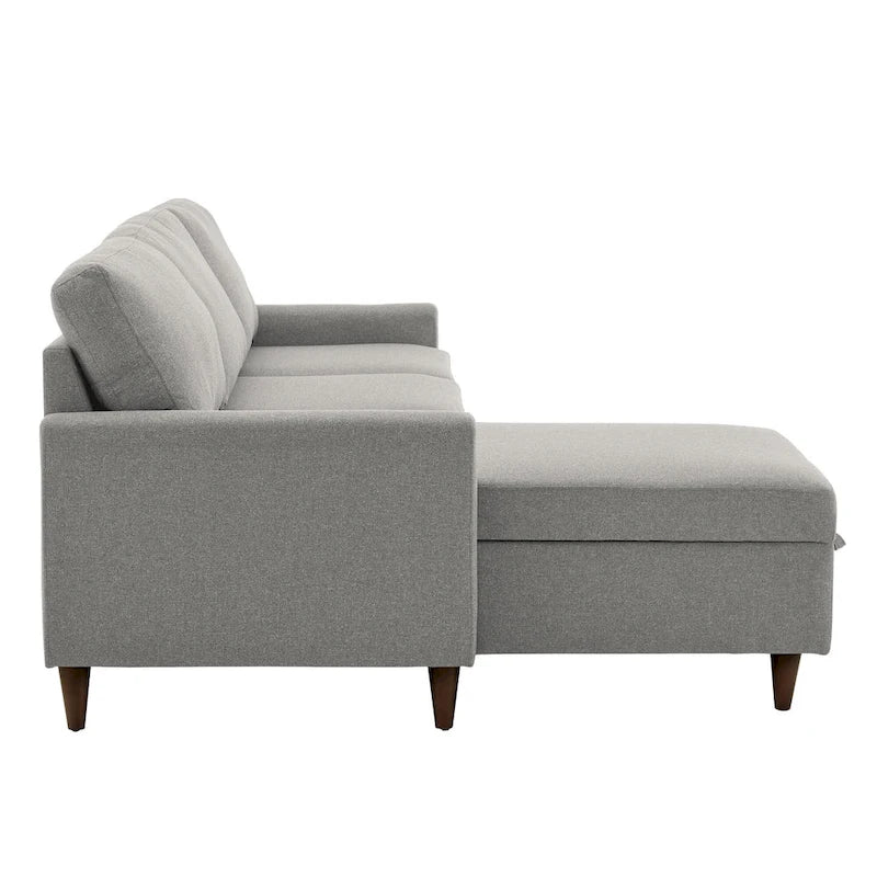 Canapé d'angle Parker avec méridienne de rangement iNSPIRE Q Modern