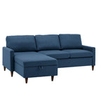 Canapé d'angle Parker avec méridienne de rangement iNSPIRE Q Modern