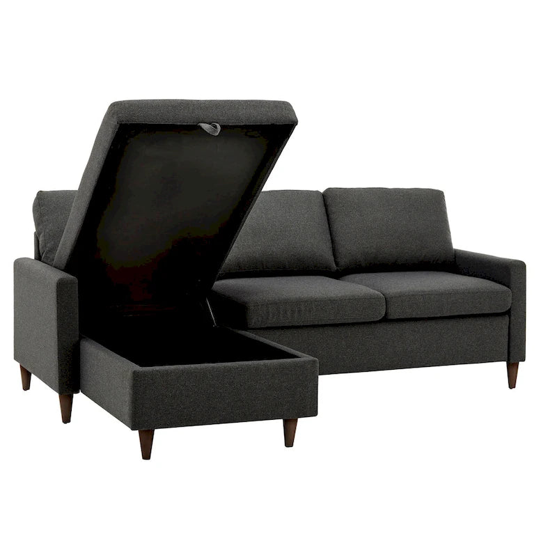 Canapé d'angle Parker avec méridienne de rangement iNSPIRE Q Modern