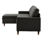 Canapé d'angle Parker avec méridienne de rangement iNSPIRE Q Modern