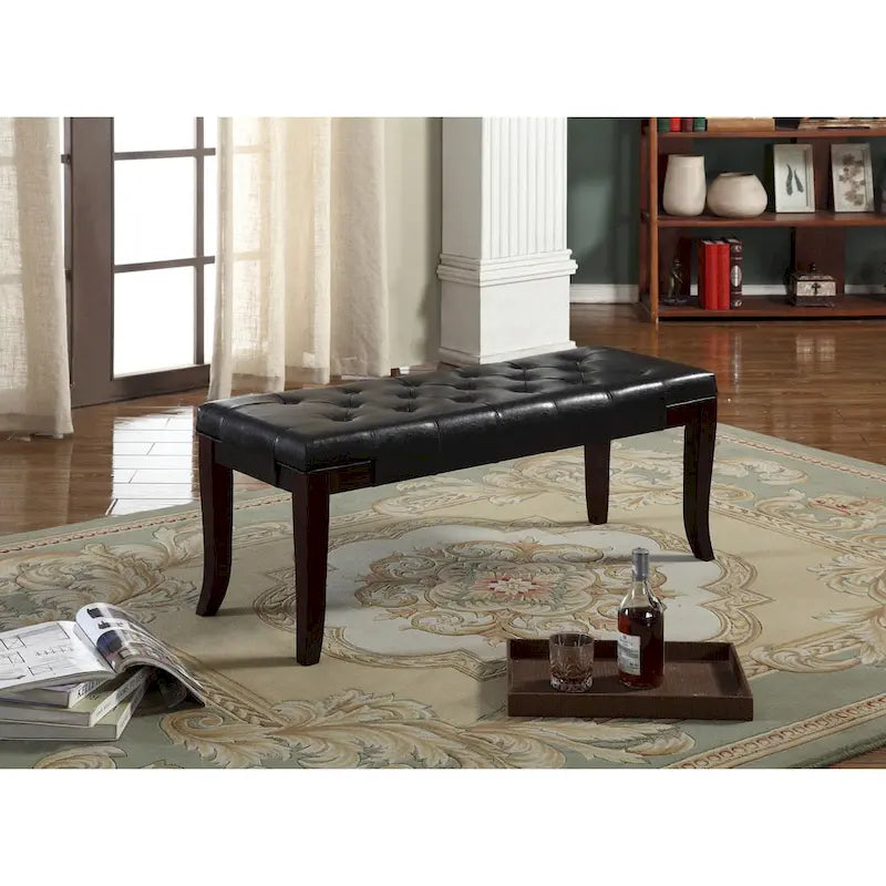 Banc ottoman capitonné