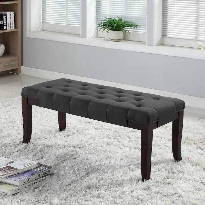 Banc ottoman capitonné