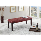 Banc ottoman capitonné
