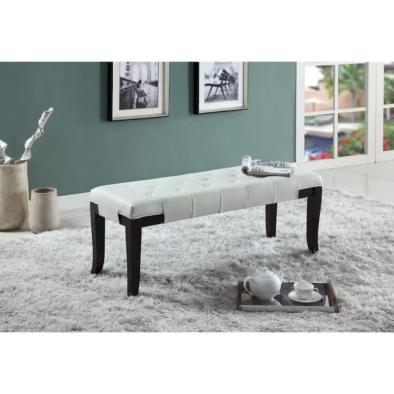 Banc ottoman capitonné