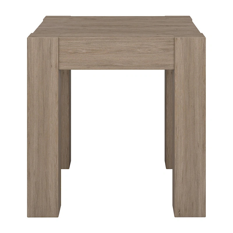 Table d'appoint carrée imitation bois