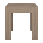 Table d'appoint carrée imitation bois