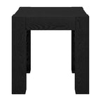 Table d'appoint carrée imitation bois