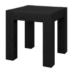 Table d'appoint carrée imitation bois