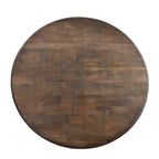 Table à manger ronde vieillie en manguier Toulon 60