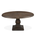 Table à manger ronde vieillie en manguier Toulon 60