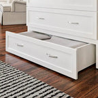 Lit escamotable Northfield Twin XL avec matelas, blanc