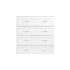 Lit escamotable Northfield Twin XL avec matelas, blanc