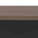 Bureau d'angle 72W avec huche et caisson – Solution de rangement et d'espace de travail