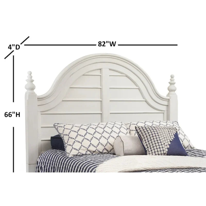 Tête de lit Roanoke Dove blanche