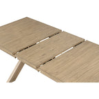 Ensemble de salle à manger 7 pièces extensible en bois – Table et 6 chaises, pin marron glacé