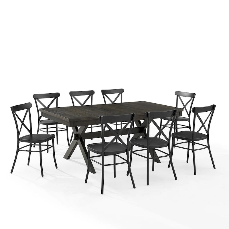Ensemble de salle à manger 9 pièces Crosley Hayden avec chaises Camille