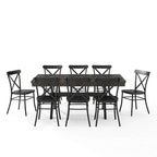 Ensemble de salle à manger 9 pièces Crosley Hayden avec chaises Camille