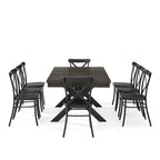 Ensemble de salle à manger 9 pièces Crosley Hayden avec chaises Camille