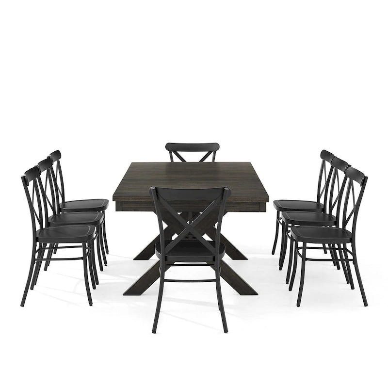 Ensemble de salle à manger 9 pièces Crosley Hayden avec chaises Camille