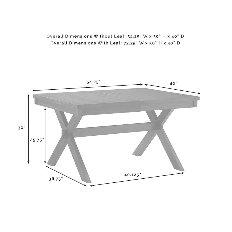 Ensemble de salle à manger 9 pièces Crosley Hayden avec chaises Camille