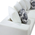 Canapé d'angle moderne en U – Grande taille avec plusieurs oreillers inclus