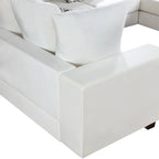 Canapé d'angle moderne en U – Grande taille avec plusieurs oreillers inclus