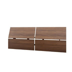 Ensemble de chambre Nexera Denali 4 pièces, Noyer et Blanc