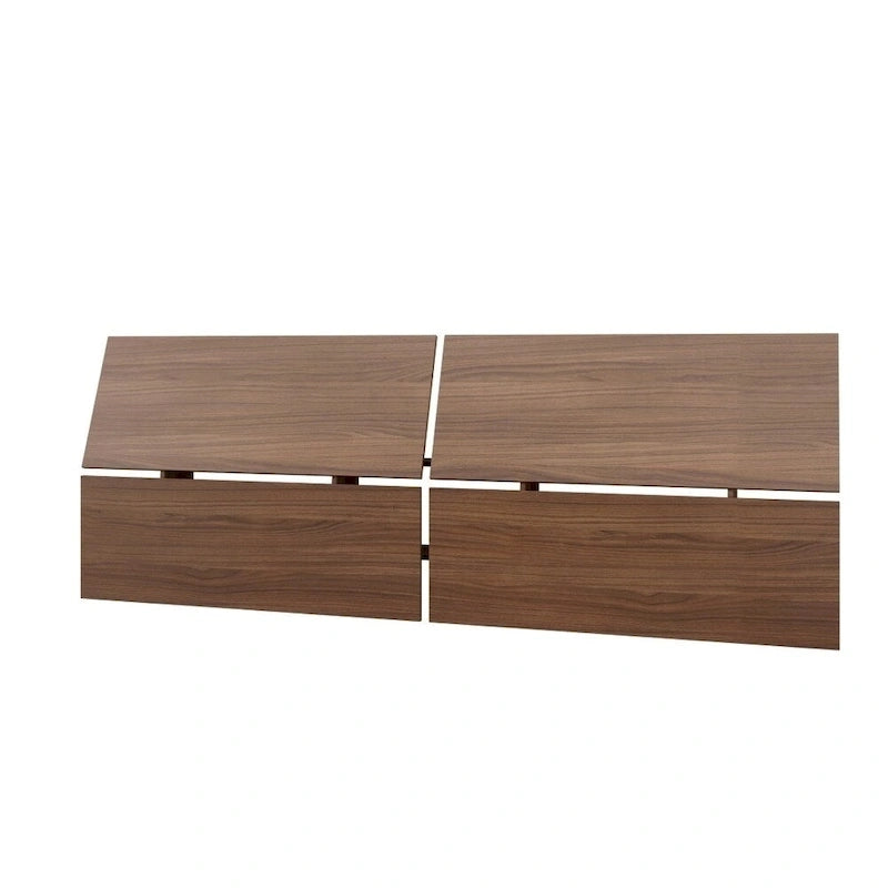 Ensemble de chambre Nexera Denali 4 pièces, Noyer et Blanc