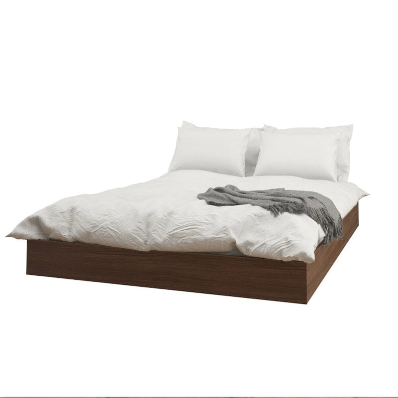 Ensemble de chambre Nexera Denali 4 pièces, Noyer et Blanc