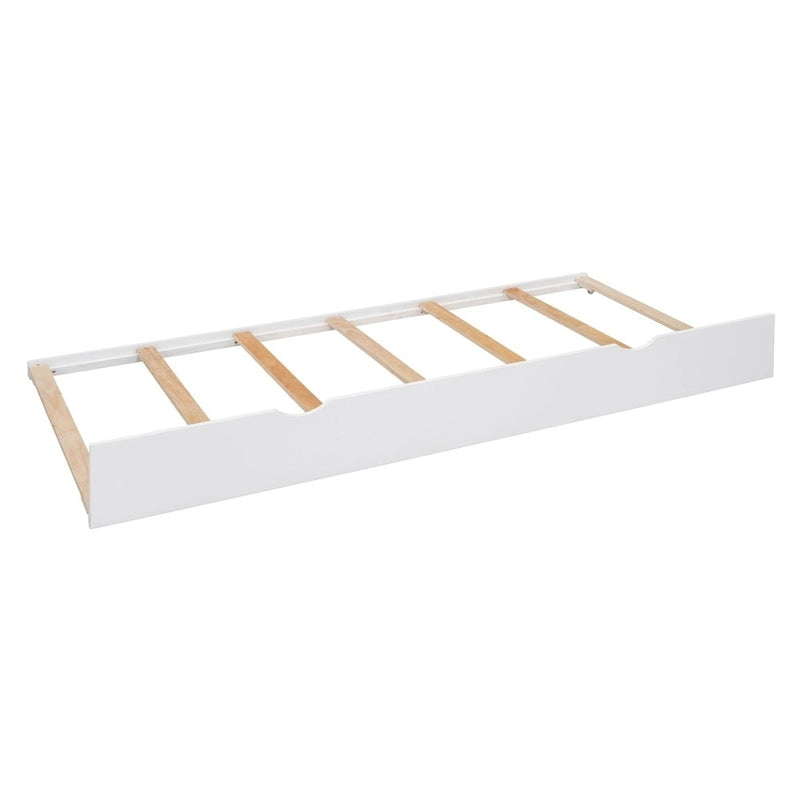 Lit en bois Queen size Nestfair avec armoire tout-en-un
