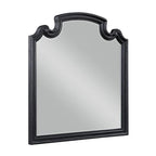 Ensemble de chambre à coucher 5 pièces Taylor Black, capitonné et rembourré