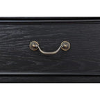 Ensemble de chambre à coucher 5 pièces Taylor Black, capitonné et rembourré